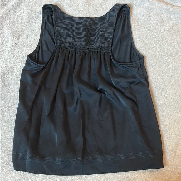Joie Navy Sleeveless Buttoned Tank Top - Picture 11 of 12